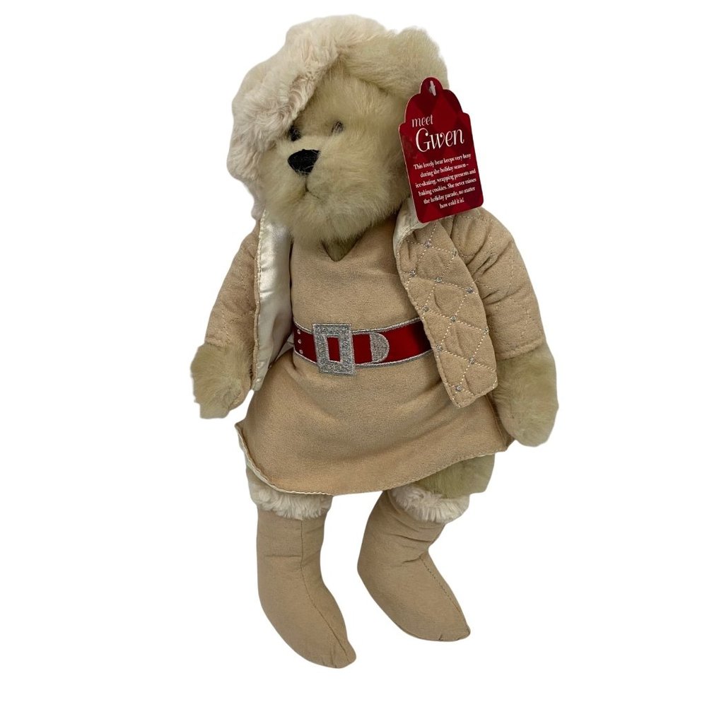 Gwen Macy’s Christmas Teddy Bear Plush 2009 Holiday